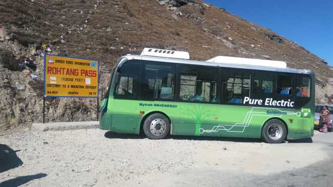 Himachal CM Sukhu virtually flags off 25 electric buses in Mandi