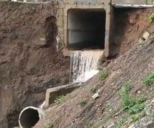 Land subsidence in Mandi disrupts traffic on NH-154